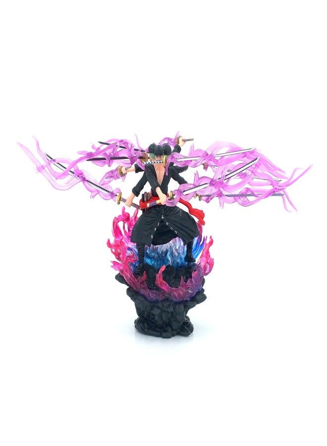 KENMA One Piece Zoro 9 Sword Mini Version 18 Cm Figurine with Box PVC Action Figures - Image 1